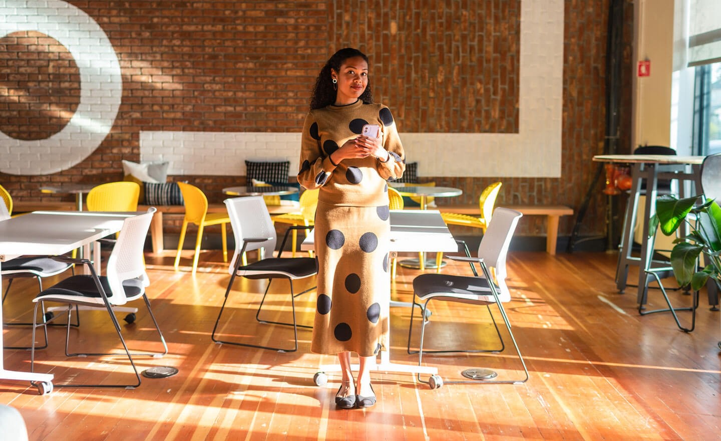 Confident business woman in office