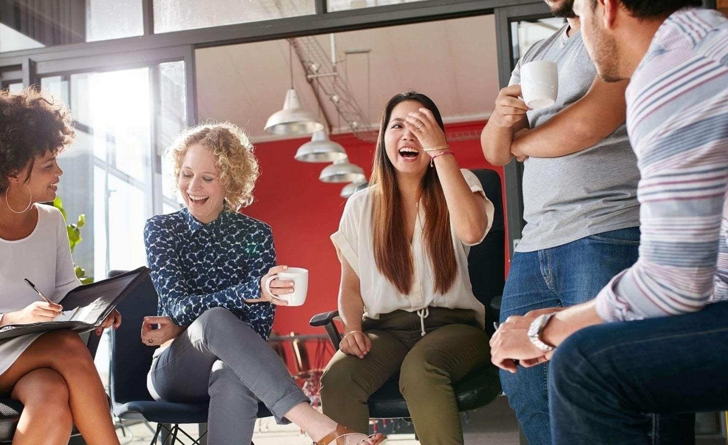 Group of diverse co-workers