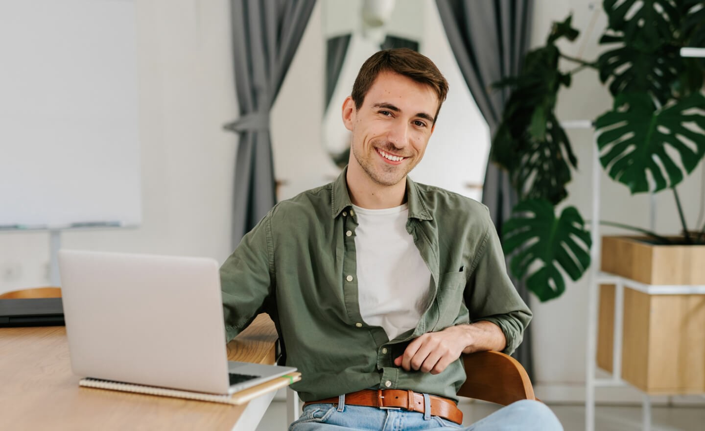 Portrait of a happy hiring manager