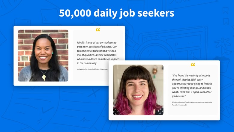 Largest social-impact jobs website