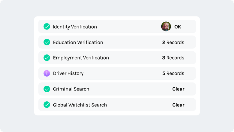 Jointl provides swift, automated Background Checks within Jointl Flow, delivering results directly to your dashboard.