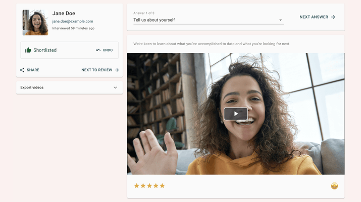 Product Image 3 Review their responses. Share candidates with your team and build a shortlist.