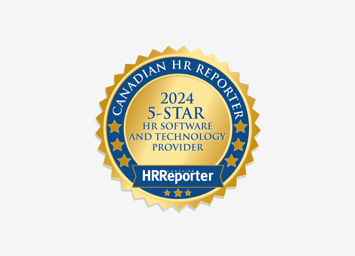 Canadian HR Reporter 2024 5 Star HR Software and Technology Provider