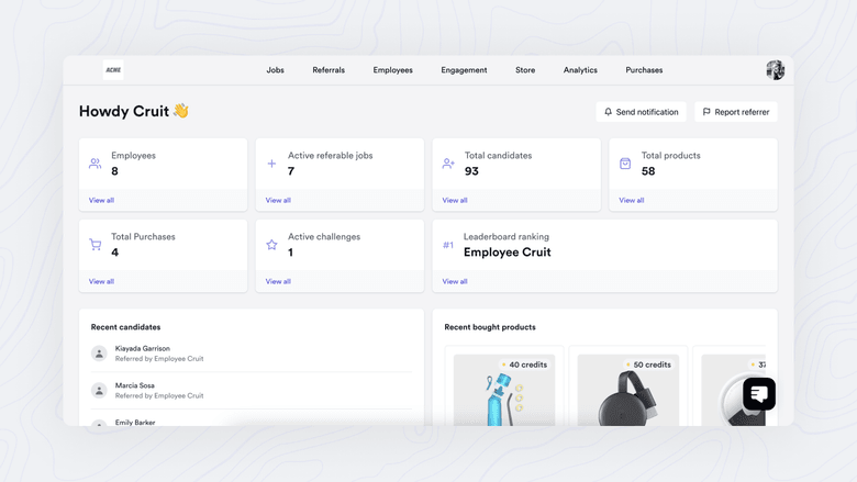 Cruit HR Dashboard