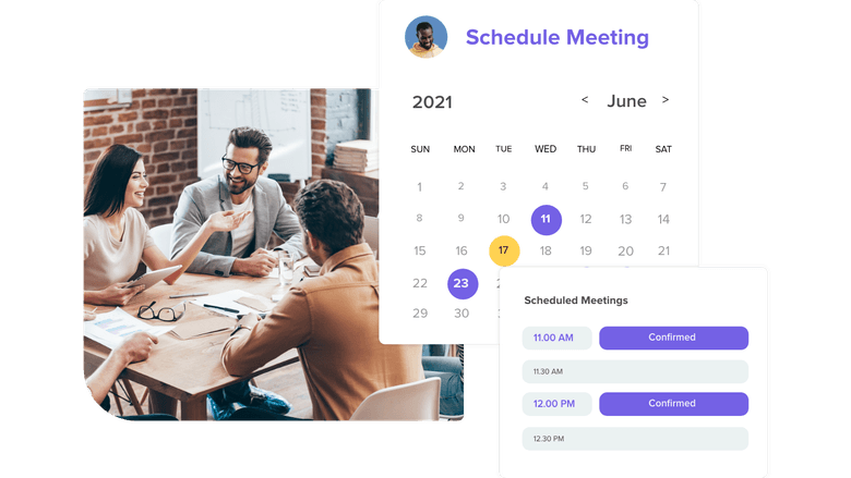 Hire faster with 24/7 automated scheduling