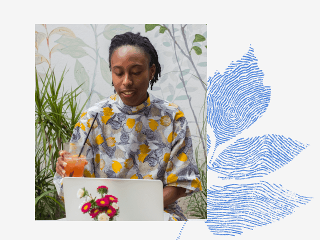 Photo of a Black woman working outdoors