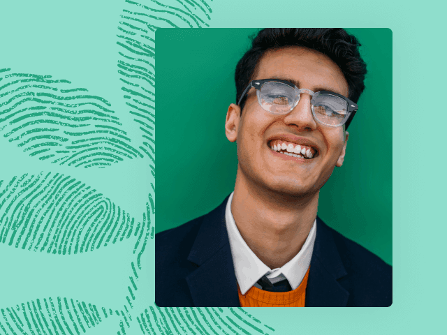 Photo of Latinx man in a jacket and tie