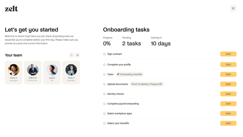 Automated onboarding